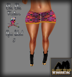 [ToO CleAn] Chi Chi Festive Mini Skirt 3THICKEVENT